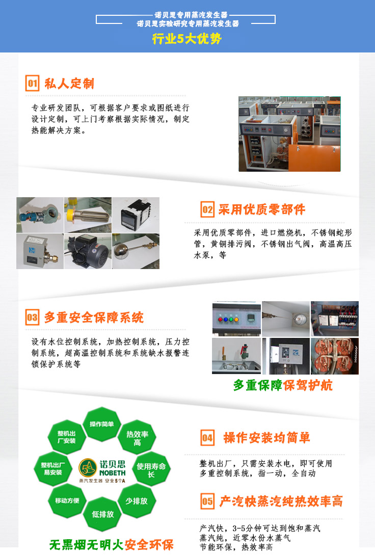 3-12kg/h實驗研究小型蒸汽發生器五大優勢